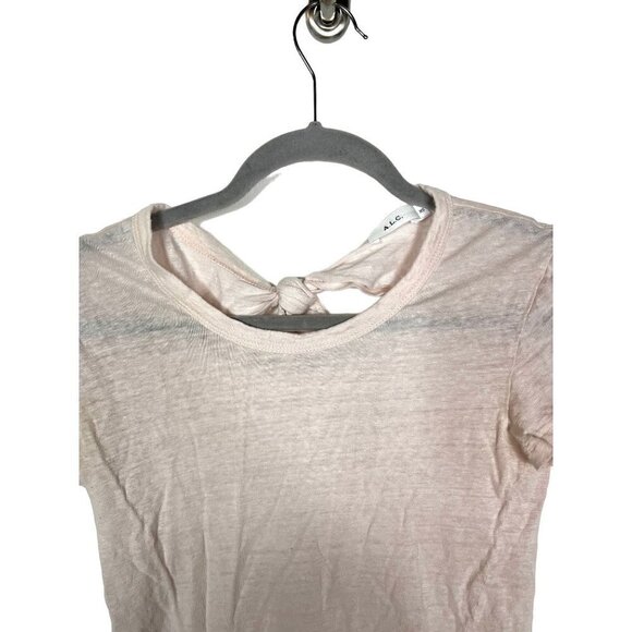 A.L.C. Pink linen top - Picture 3 of 6